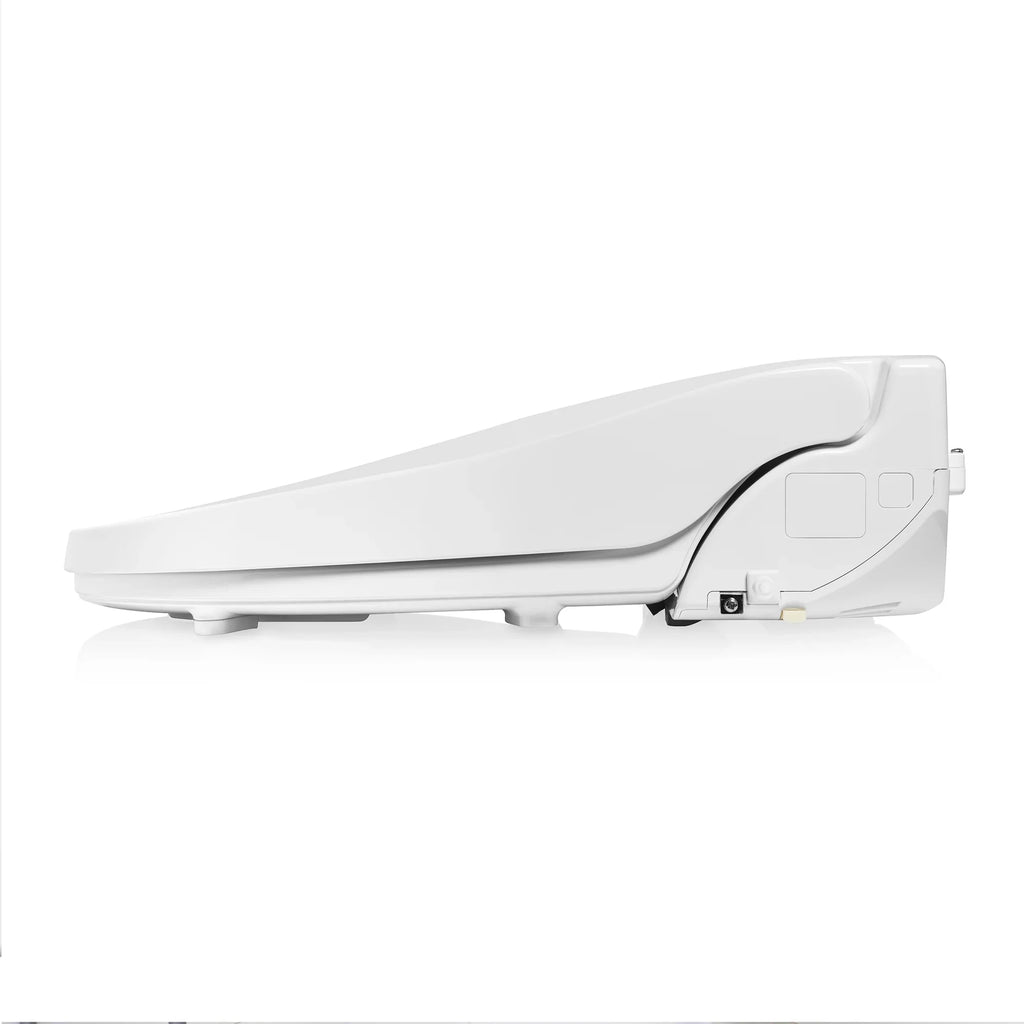 EM617 White Brondell Bidet with Toilet Control, Round Swash Remote Advanced Seat