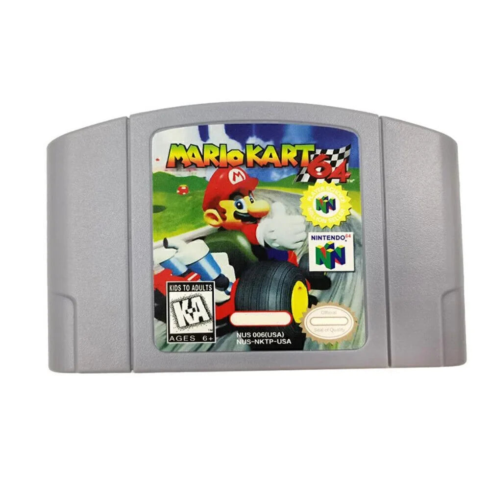 Console Mario 64 N64 Card Kart Game For Version Version Nintendo Cartridge