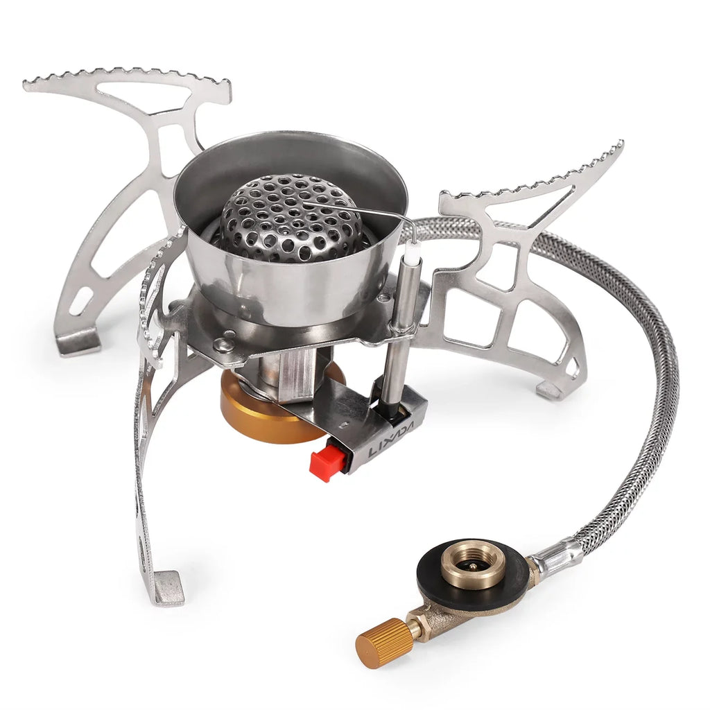 Lixada for Portable Windproof Outdoor Adventures Stove, Cooking Backpacking Stove