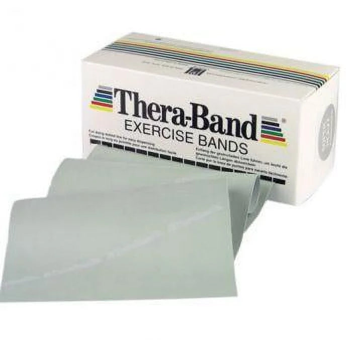 Professional Yard 6 Roll Silver Bands, Resistance Theraband Latex Resistance Level: