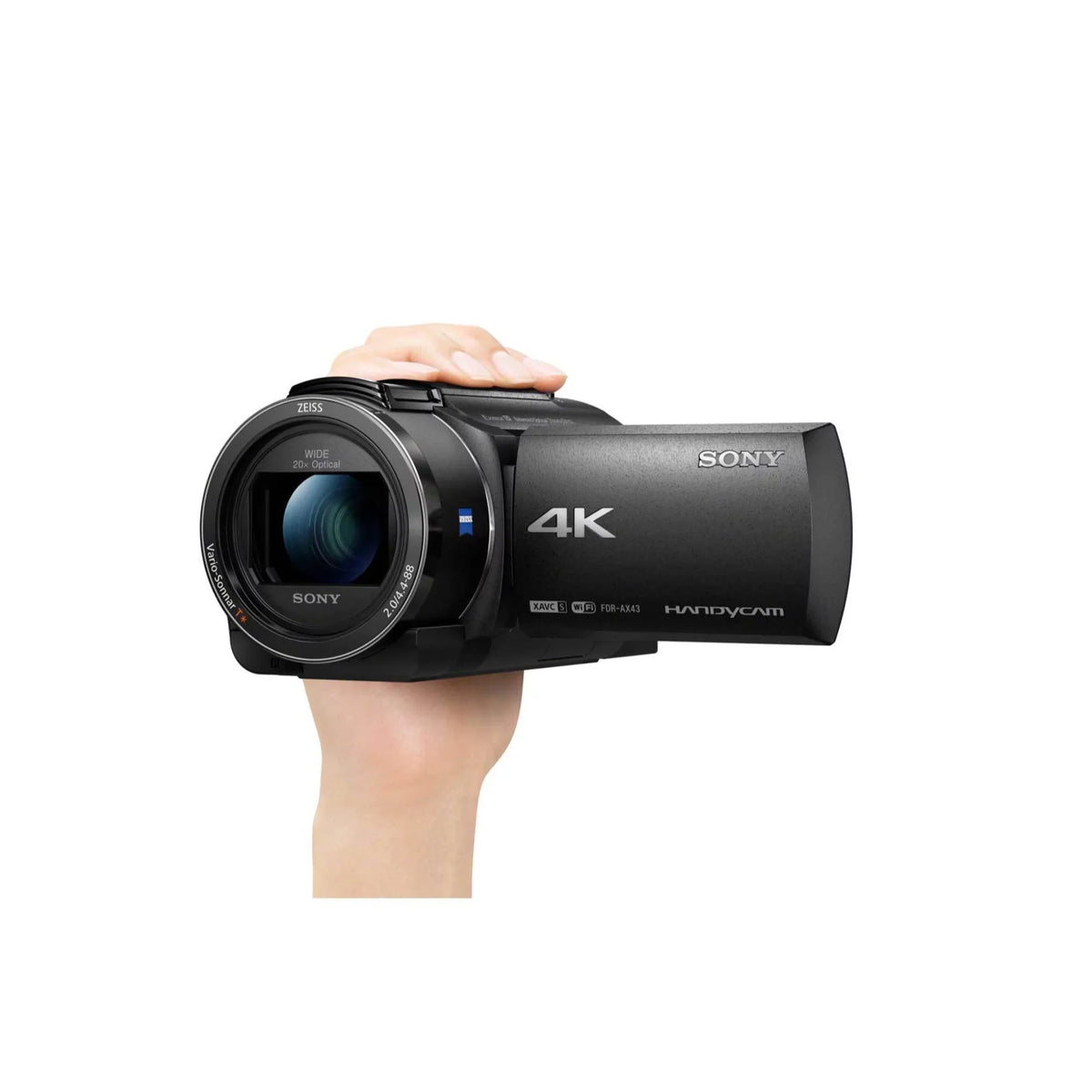 Camcorder Handyman with Bag, Accessory Sony Tripod Bundle -AX43 4K and