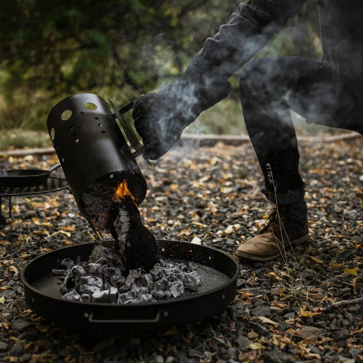 Barebones Grill Charcoal Cowboy Tray