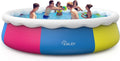 Filter Blue Pump, *35in Shield, Inflatable 7 Include Ground Cloth and Track Swimming 15ft Pool