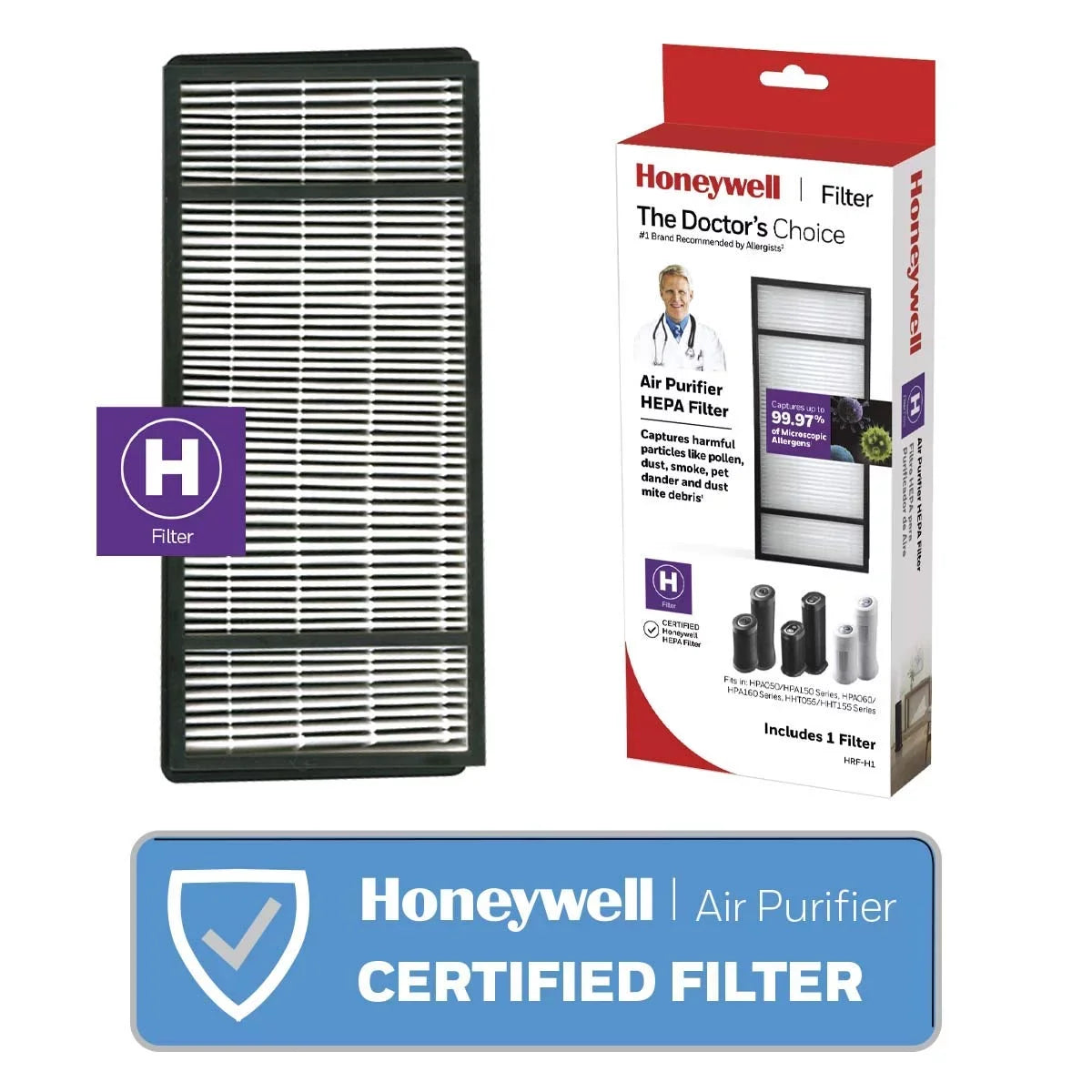 True Replacement Air Purifier -H1/Filter (H) Filter, Honeywell