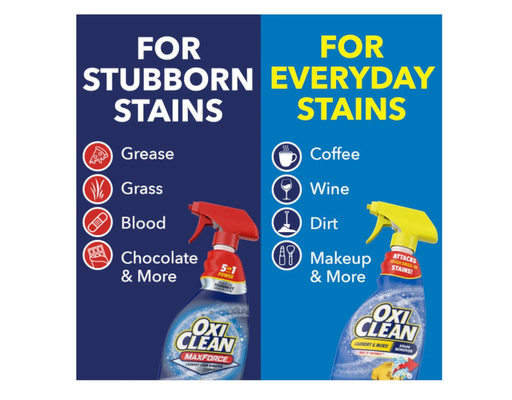 Remover Force OxiClean Laundry oz fl Stain Pack Max Spray, 12 6 of -