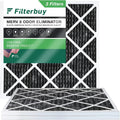 Furnace Filterbuy Activated Filters with Pleated Eliminator Air 18x18x1 Odor 8 Carbon (3-Pack)