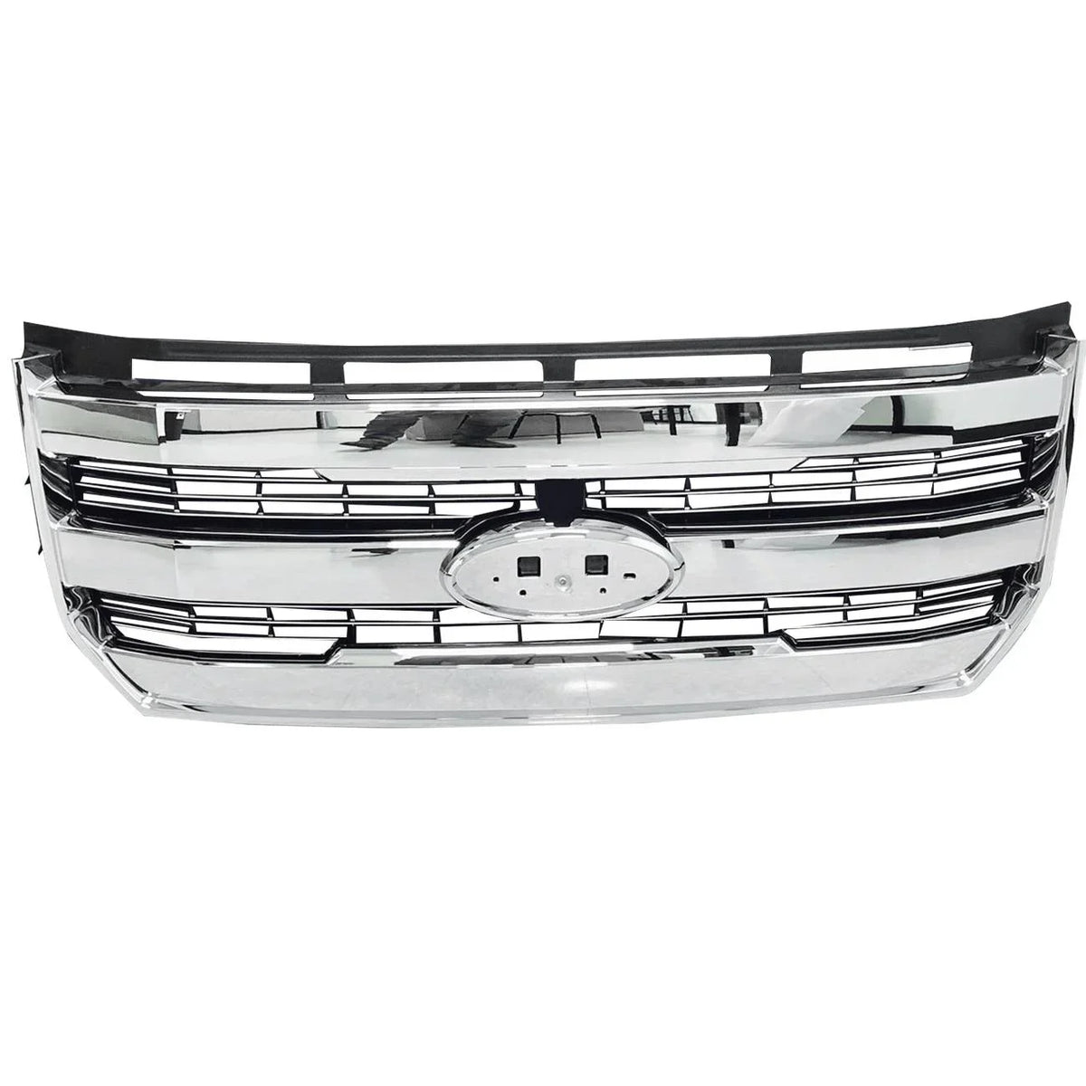 Front camera W/o Bumper Chrome F-150 For Grille FL348200PBS 15-17 Radiator