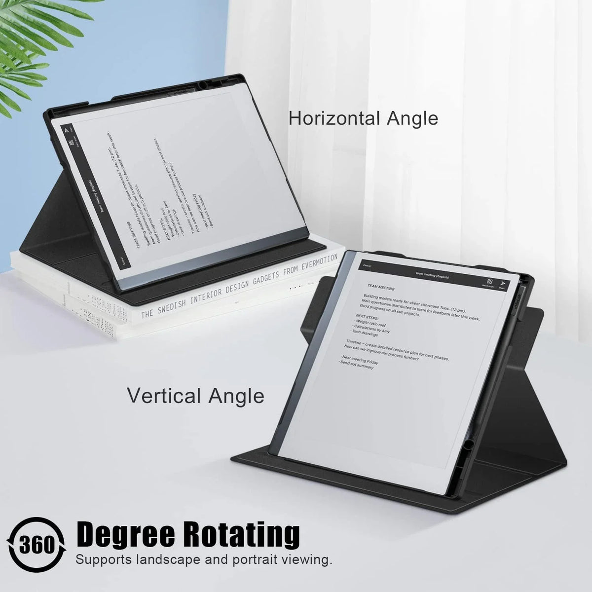for Holder Slim Paper 10.3 2 Digital Book Pen with for Inch Remarkable Xuanbeier Magnetic 2 Folio Remarkable Case Ultra