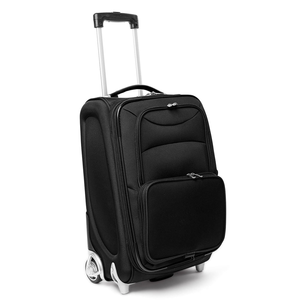 Suitcase Rolling Softside State Carry-On 21" Seminoles Florida Black