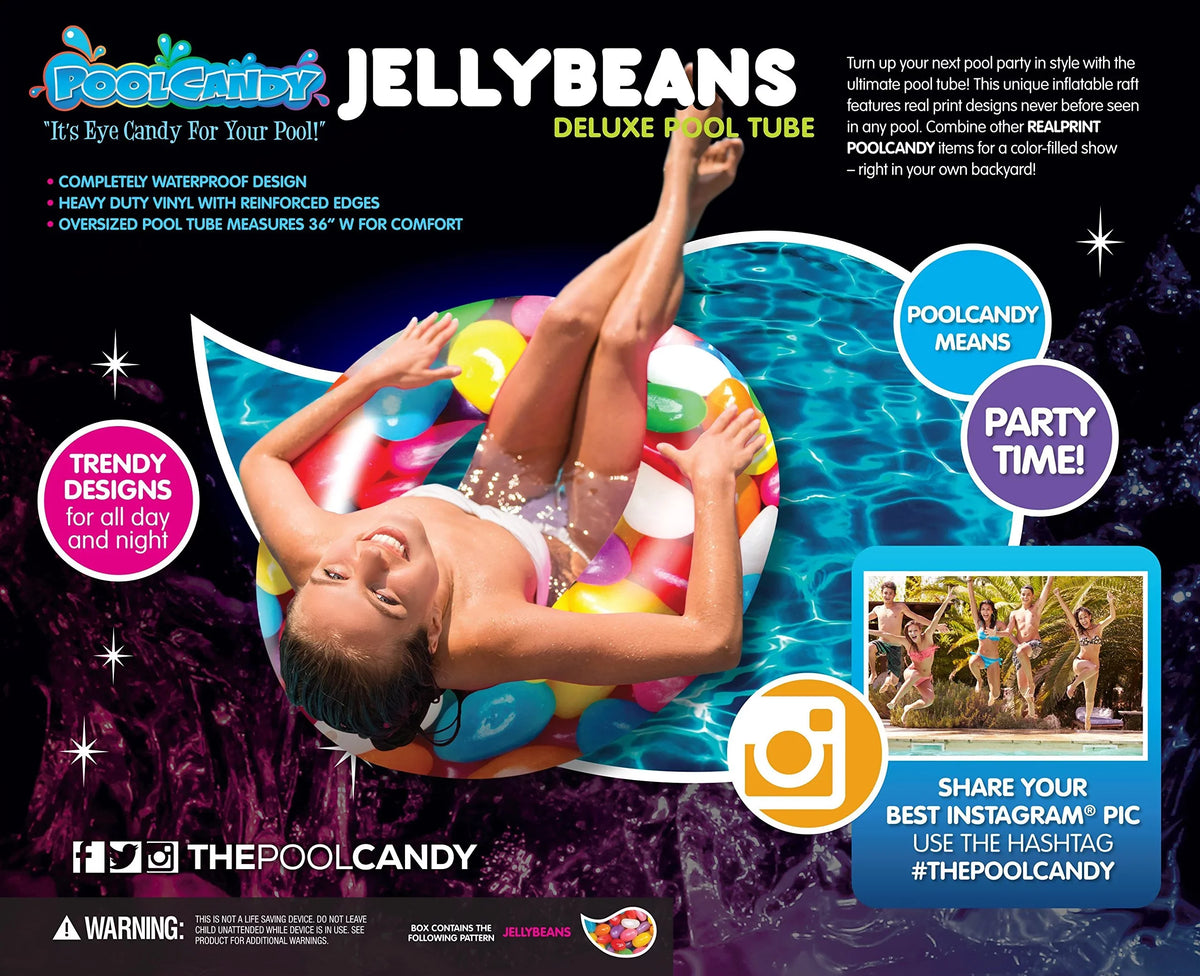 Pool Tube - Jellybeans 36" Beans Jelly