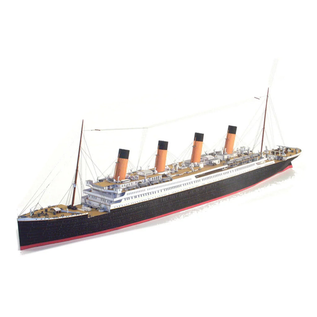 Ship Cruise Kit British 1:400 67*7CM Model Titanic Model Handmade ) (Unassembled Model Paper