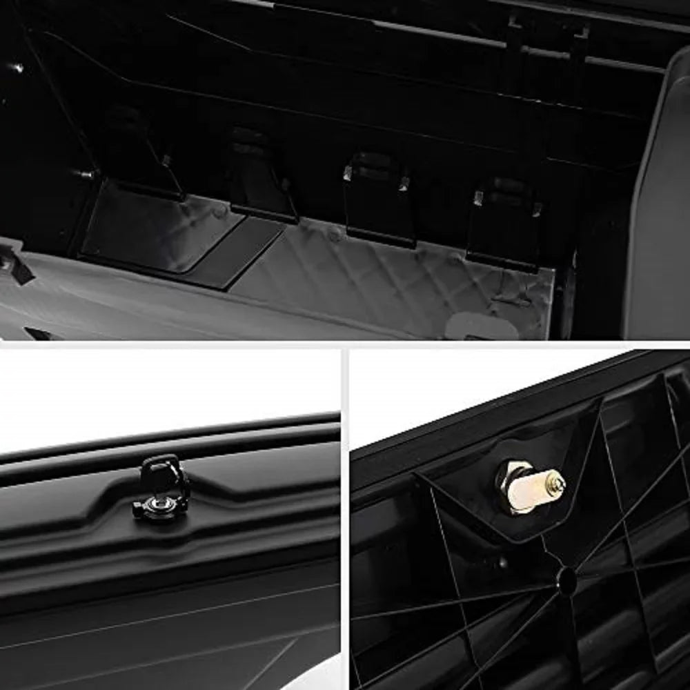 Tacoma Bed Side Truck Fit for Box Black Toyota 2005-2020 Toolbox Left Driver Storage PIT66