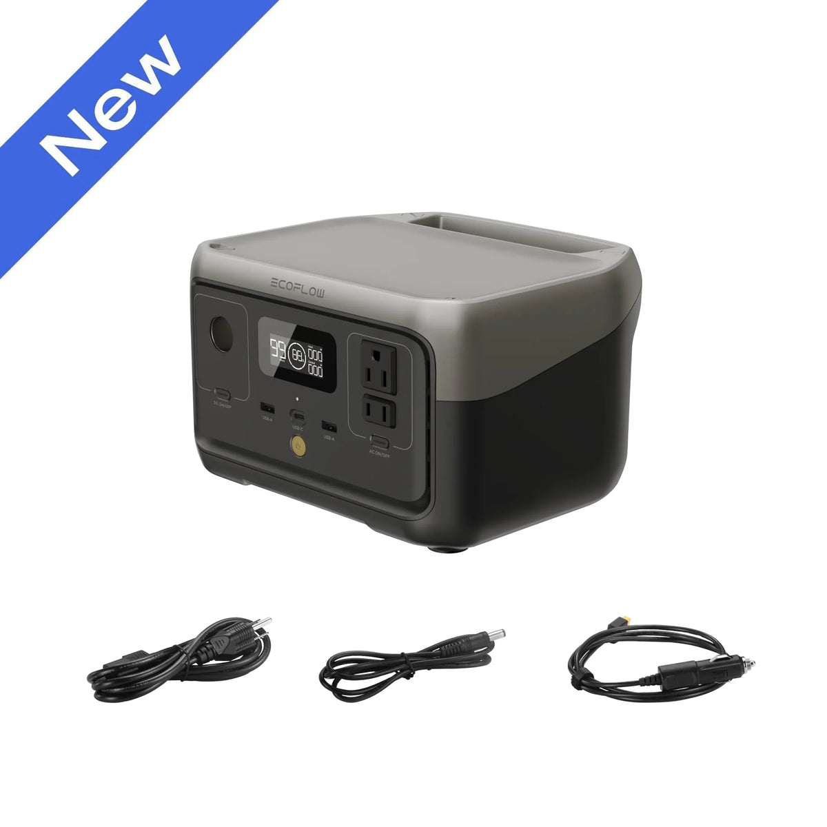 Station Fast 600W Solar Charging, Optional) Use,,Walmart Output Power Panel Battery/1 Camping,Home for 240,243wh LiFePO4 Exclusive EcoFlow 2 Portable Hour Outdoor Generator (Solar