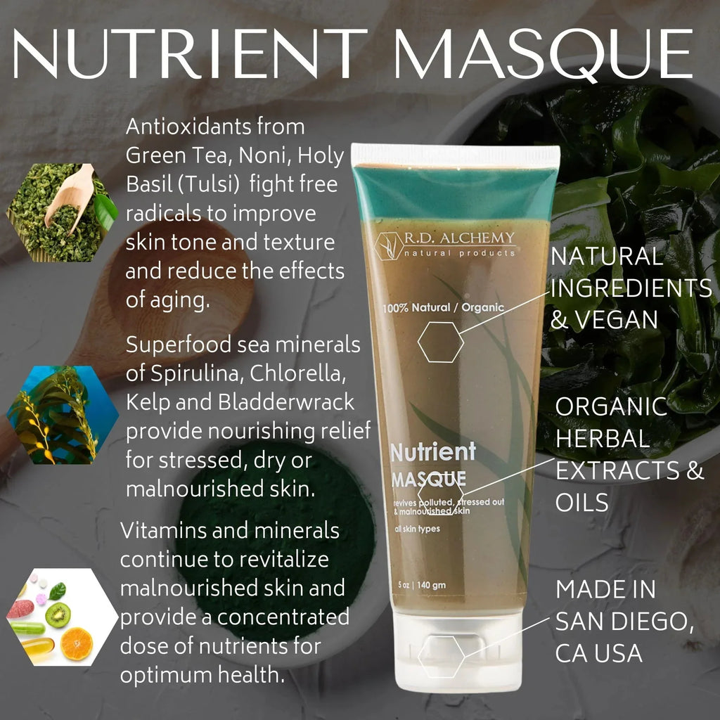 Organic - Nutrient Natural Mask - and Alchemy
