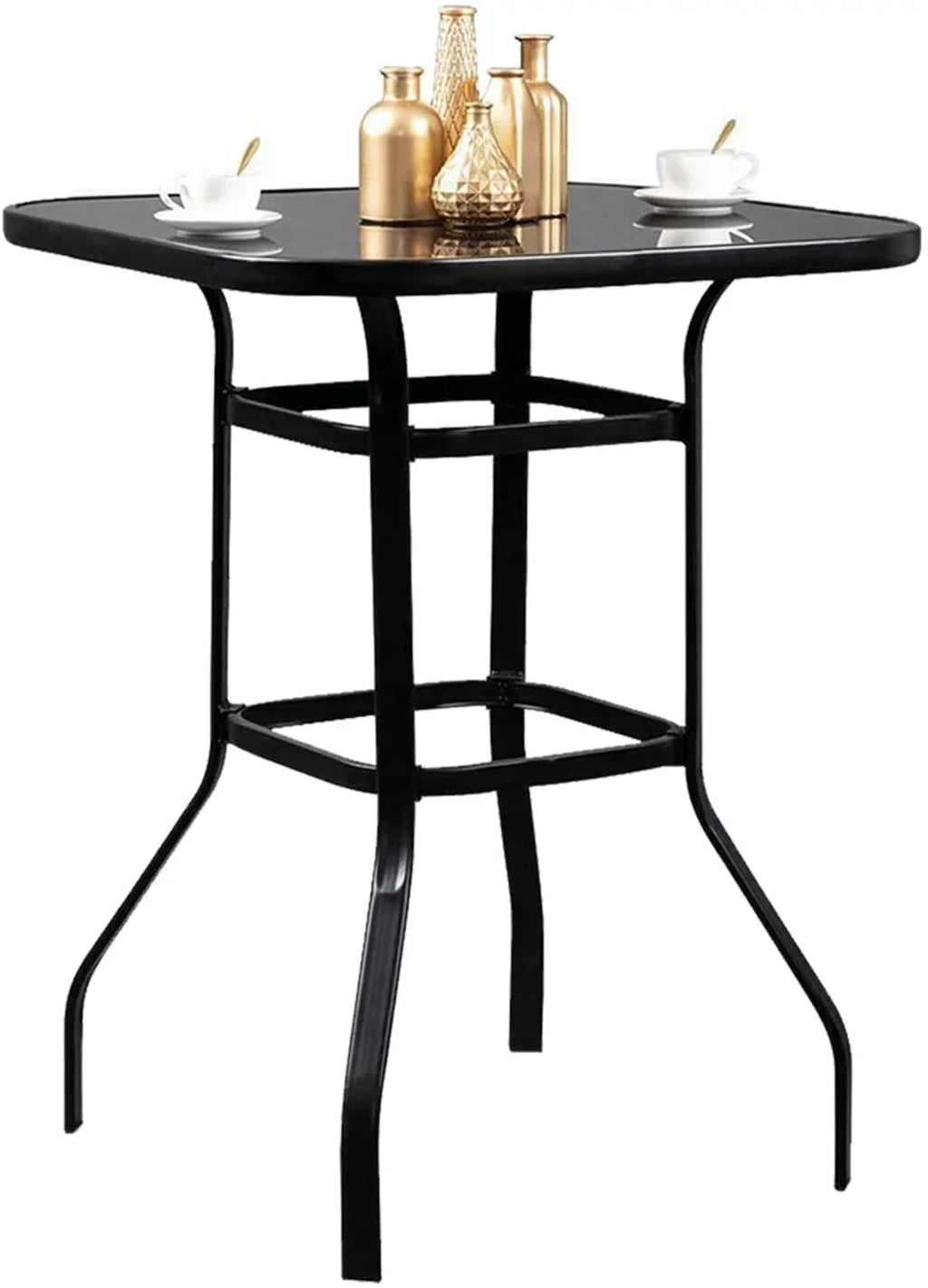 With Elpis For Table Bar Beautiful Sturdy Design Use Backyard Glass
