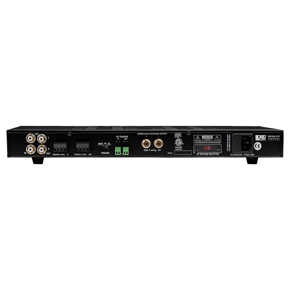 '-8 Certified Subwoofer Control SMP500 Ohm Amplifier, , Sensing, 800W Class D Auto 4 App Mono