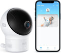White Baby Pan Camera Security T8360 Wi-Fi Security Open Eufy - Tilt Monitor Box 2K