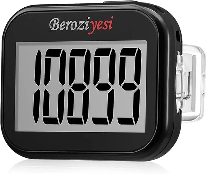with Pedometers Steps, Pedometer Lanyard, for Large Men Display Step Removable and for Step with Counter Simple Kids for and Accurate Women Clip Tracker Walking for 3D Walking,