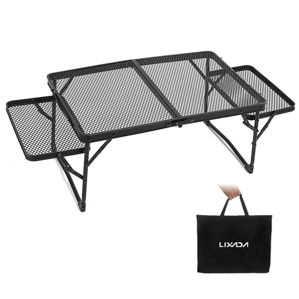 Folding Table Picnic Prep Food Station Camping Table Cooking Lixada