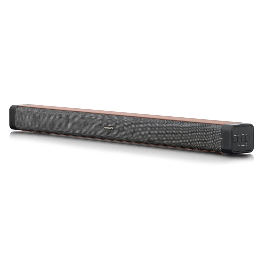 2.0 and Extended 1 with with Dual Gear Built-in 2.5" Year Soundbar Bundle Drivers Deco SB200WOD Subwoofers Four Warranty Channel 60W