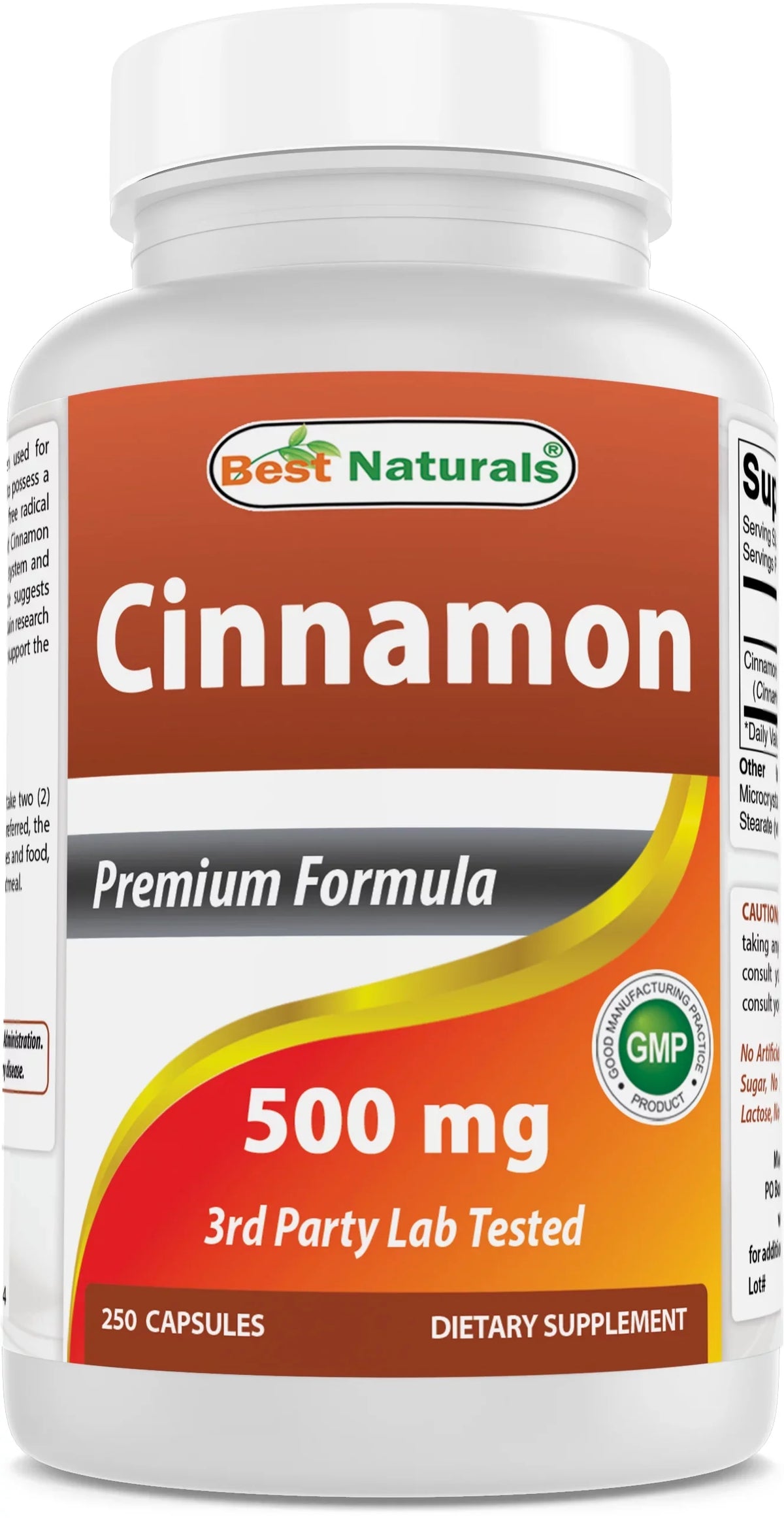 Naturals 3 Cinnamon 250 Capsules 500 Best mg Pack