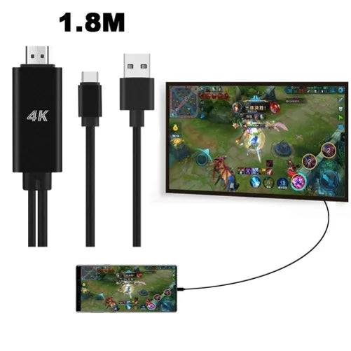 4K -C Hub Video Converter Cable Projector S23/S22/S21/S20/Ultra/Plus to -C Port Samsung Galaxy for - Charger Adapter