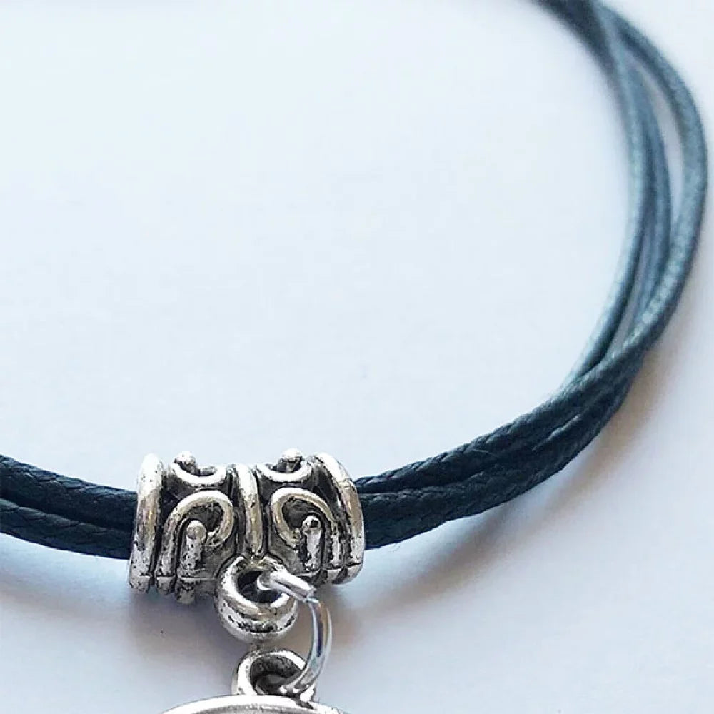 Leather Famous Live Seize It Poetry It Bracelet Wristband Jewelry Quote Rope Black