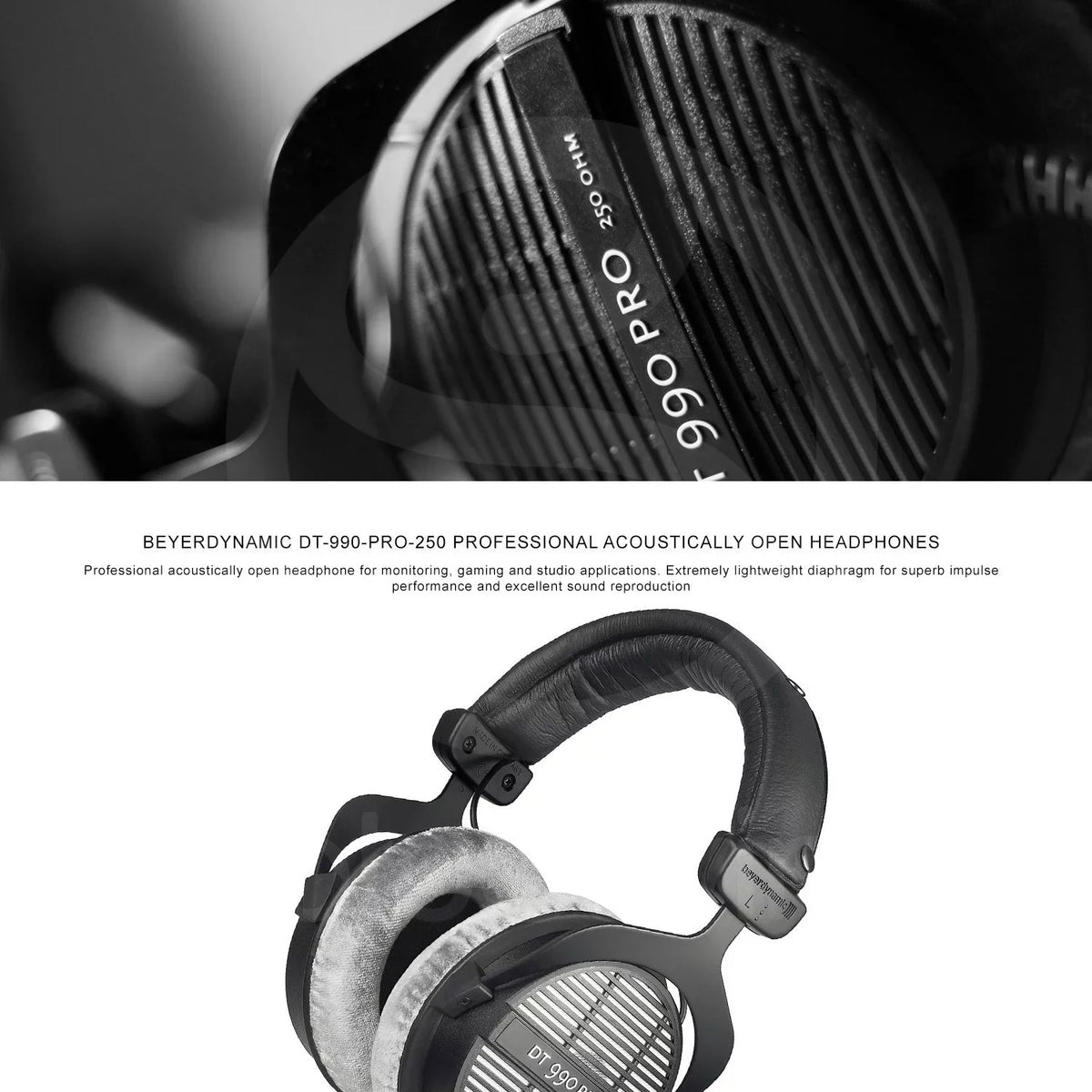 Fibertique Cloth Beyerdynamic + Headphones Ohm Bundle Cleaner 250 with + 990 Amplifier