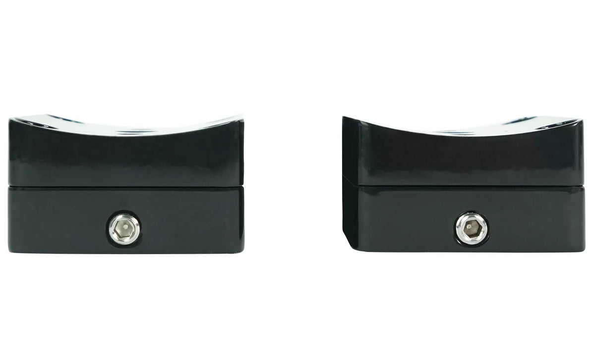 360° 5.25" Rockville Aluminum MAC525B Speaker Swivel Surface Black 2) Pods Mount