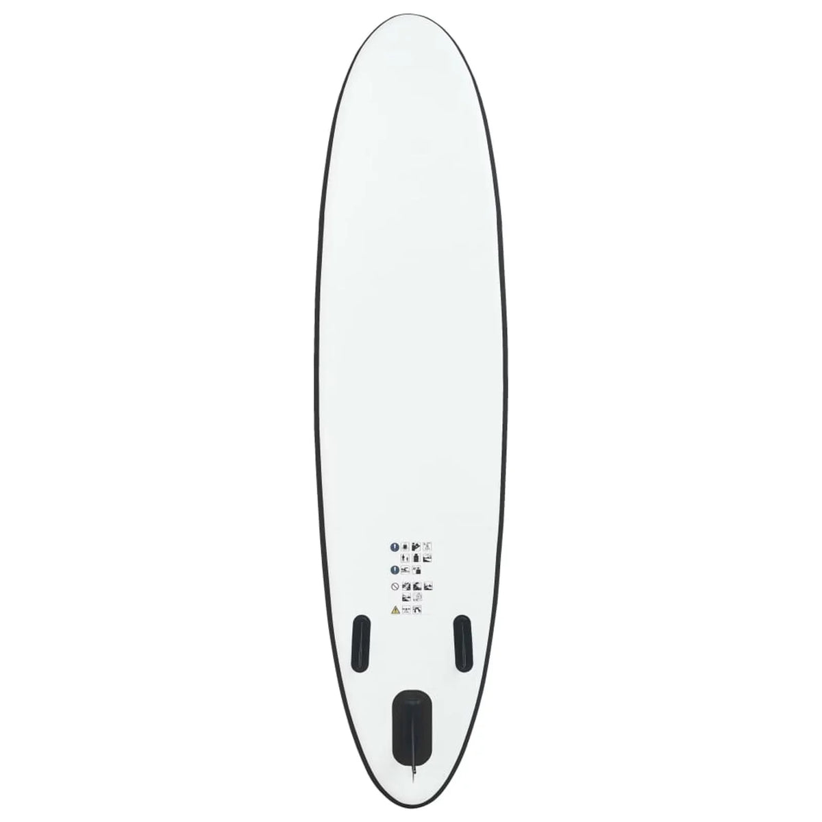 White Inflatable Paddleboard and Black Set