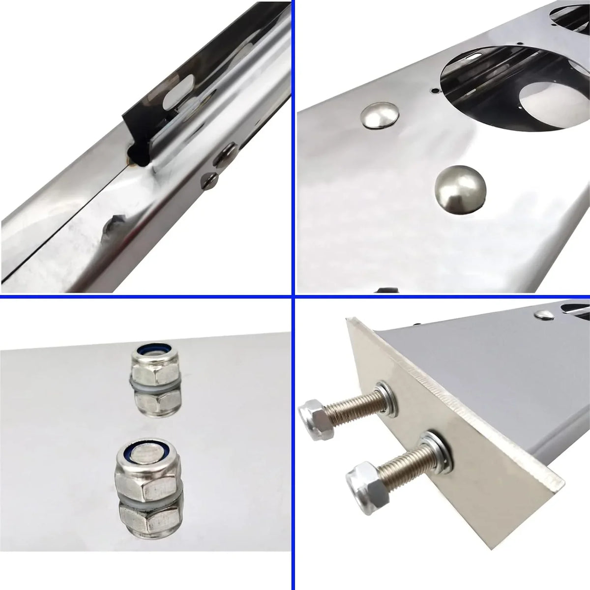 Bracket Semi Straight Trucks Hanger Mudflap Spacing Bolt Spring Stainless Loaded Length Set Mud for Holder Steel 30" fit 2.5" Flap