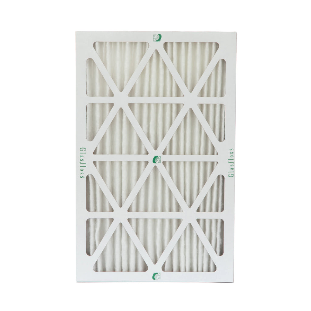 16x25x2 Size: x 24-1/2 Glasfloss. Air Inch of x 10 15-1/2 by Pack 1-3/4 2" 3 Pleated Filters Actual