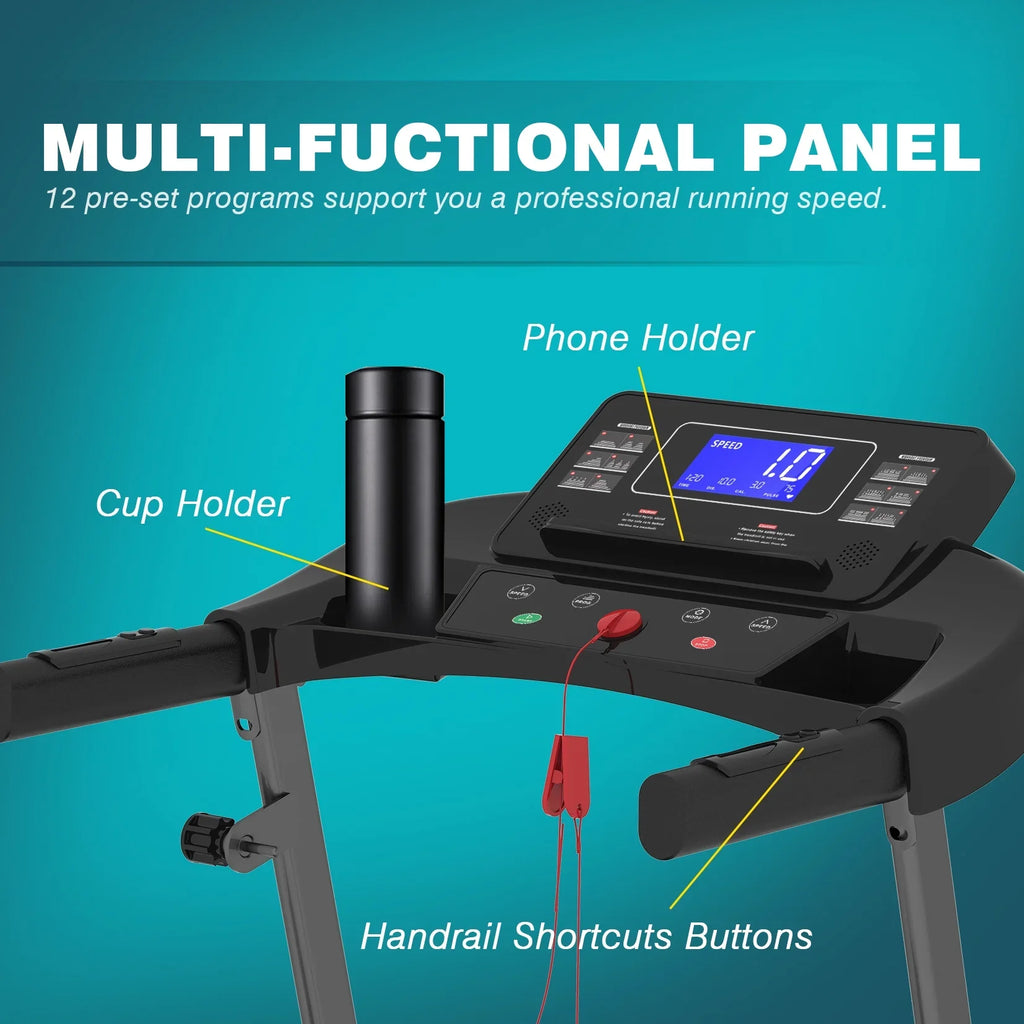 2.5HP Multi-function Electric with Treadmill Gym 250 Motor Treadmill for Home Capacity Foldable