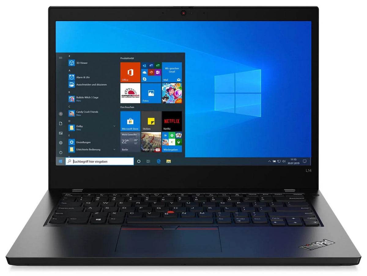 Ryzen 4650U 60Hz , Webcam, Business , L14 (1920x1080), 3.2, Restored ( Radeon, (Refurbished) 32GB 256GB Home , Full PCIe 5 1 Win Pro) & 6-Core, Laptop 14.0" 11 Wifi, ThinkPad Gen Lenovo