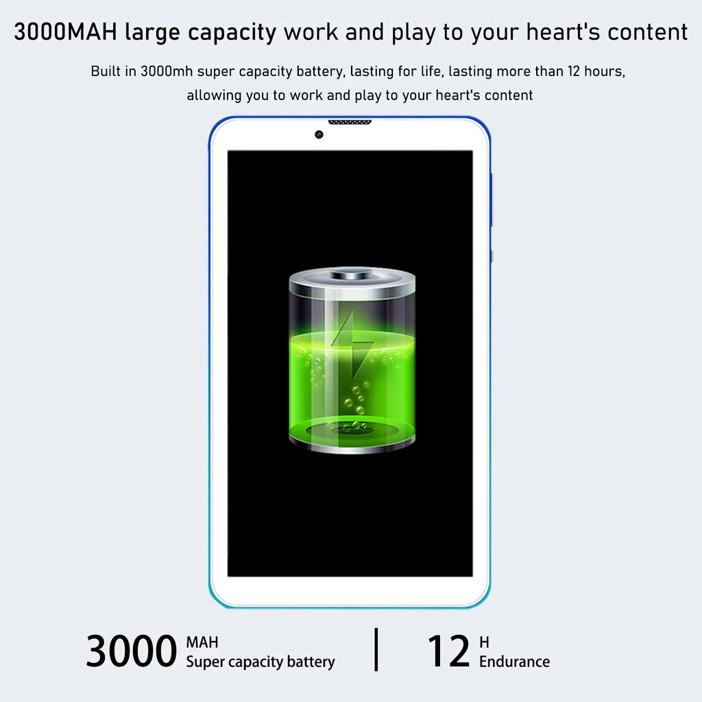 Function Communication Bluetooth Learning Tablet Definition Call Video Voice Tablet High Screen 7 Android Game WiFi 8 lulshou Core Card Inch