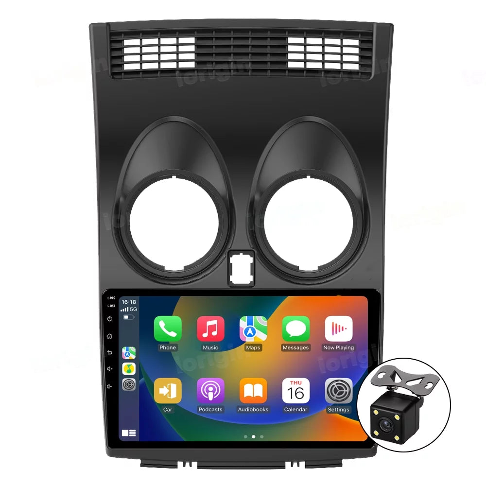 Qashqai Radio for 12 Spare Nissan 9" Camera Car with 2+32G CarPlay J10 Android 1 2006-2013 Stereo