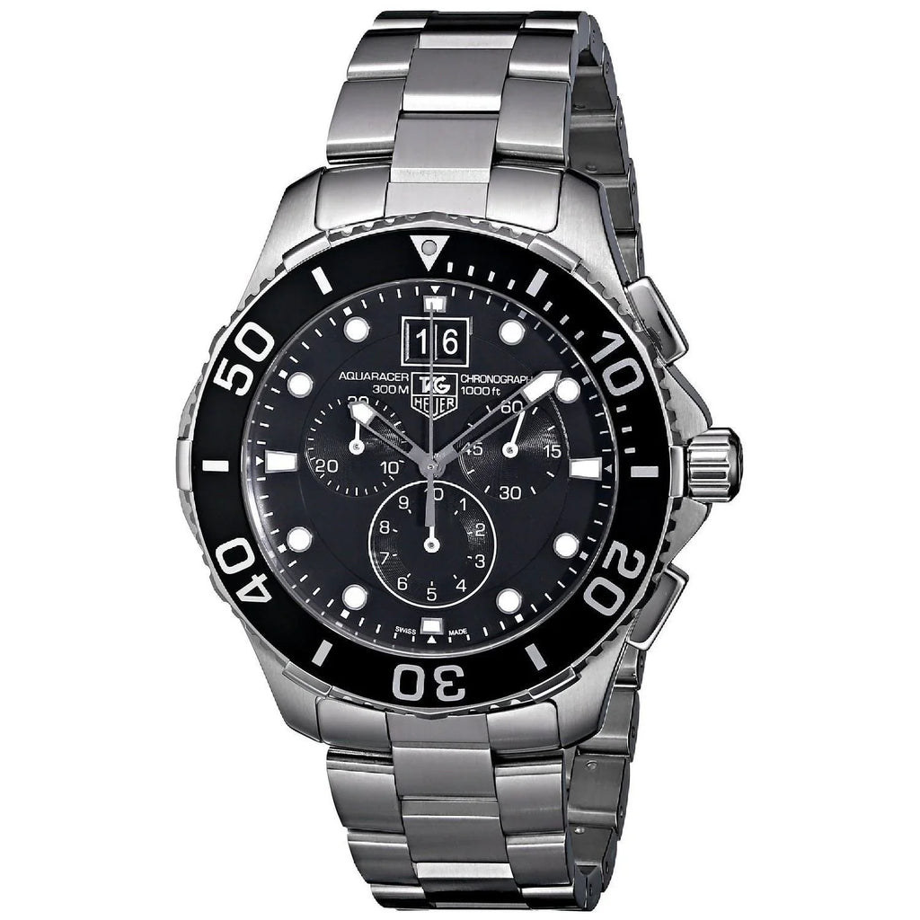 CAN1010.BA0821 Chronograph Heuer Watch 'Aquaracer' Men's Stainless Tag Steel