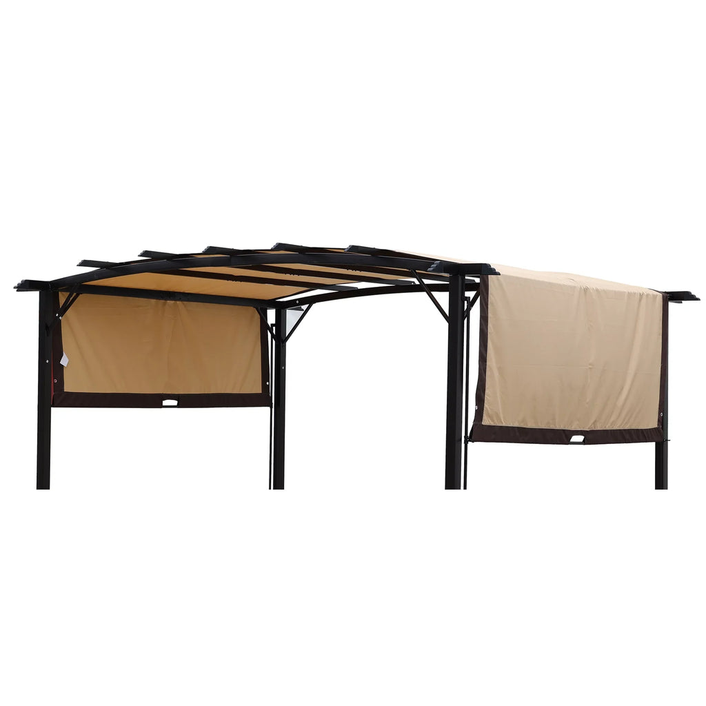 Ft Replacement for Shield Universal Outdoor Pergola Structure Canopy Curved 12x9