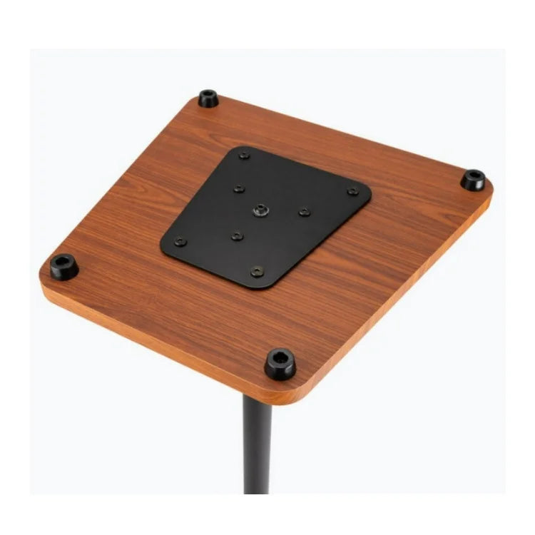 Stage Non-Slip Studio Stands Adjustable On SMS7500R Wood Monitor (2-Pack, Height Rosewood)