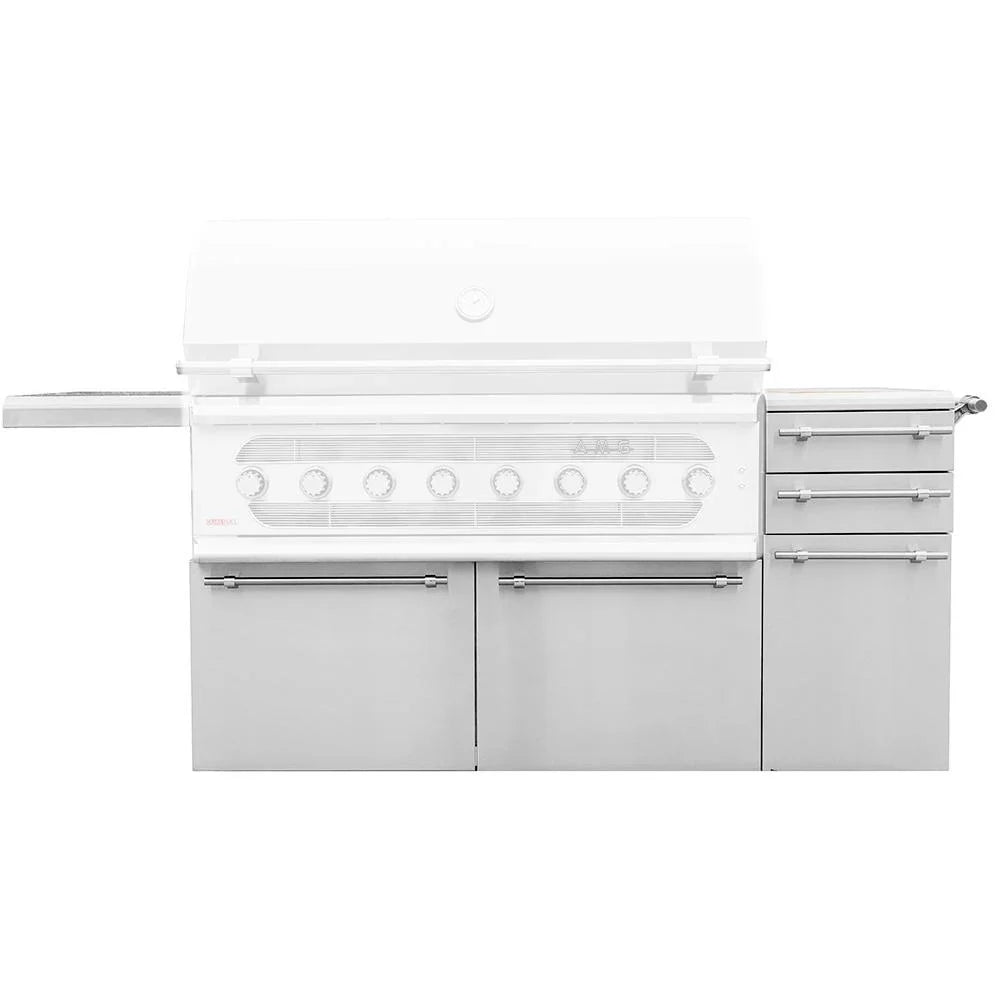 Freestanding / Made Muscle 54-Inch American Hybrid Encore Grills Cart Grill Grills -AMG54 for 54-Inch -