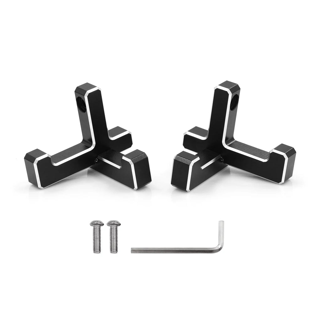 Organizer 4-Door Aluminum Trunk Interior Black J Shape) T+2pcs Bronco 2021-2023 Grocery Dcenta for (2pcs Bag Hooks Replacement 2-Door