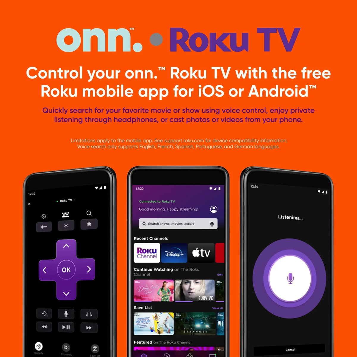 (100068372) Roku Smart (1080P) onn. 42” Class