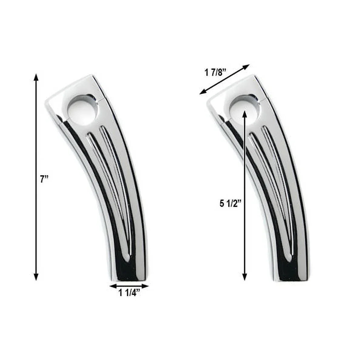 350 500 600 Yamaha Krator 400 5.5" Pullback Handlebar with Chrome Riser 750 Fits Motorcycle 650