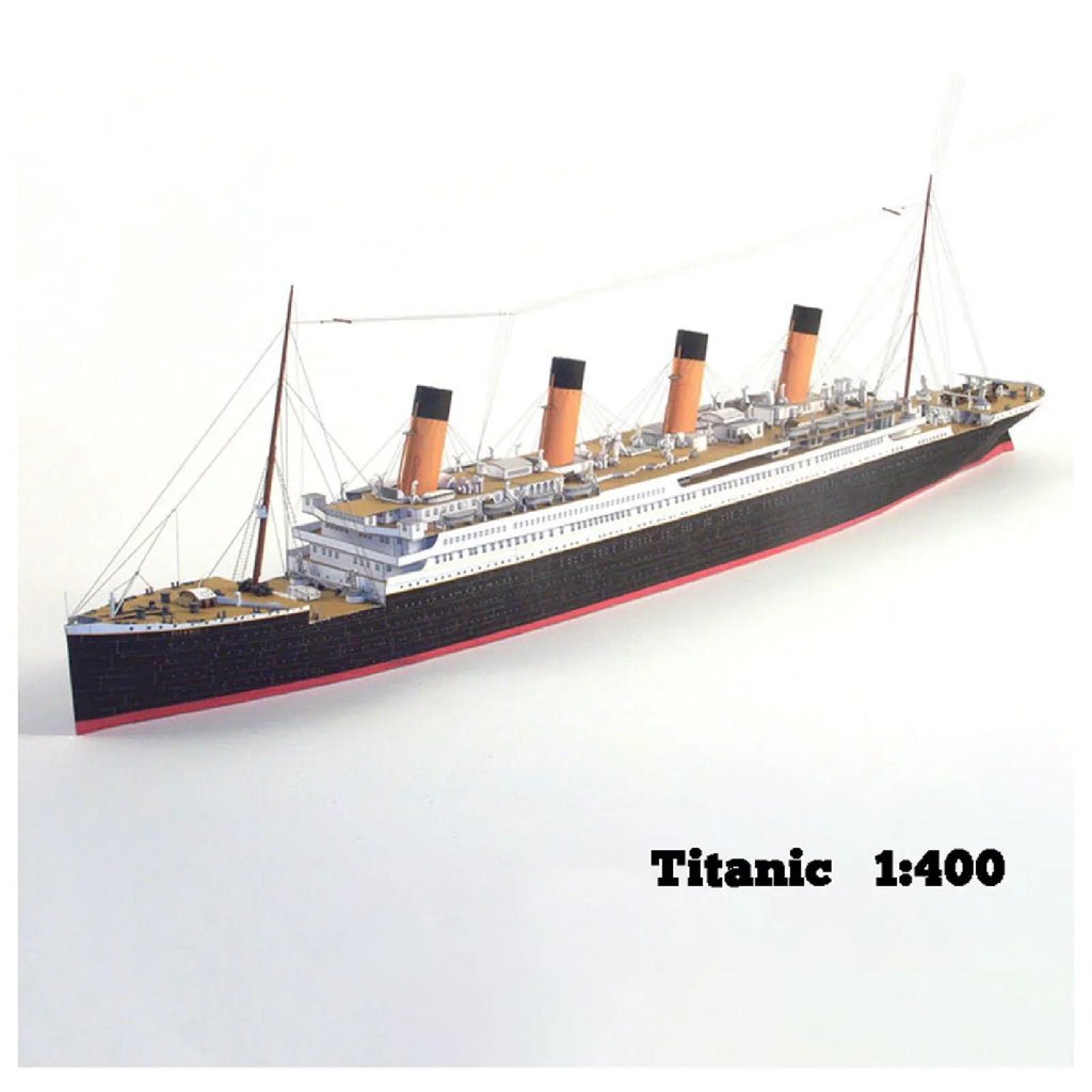 Ship Cruise Kit British 1:400 67*7CM Model Titanic Model Handmade ) (Unassembled Model Paper