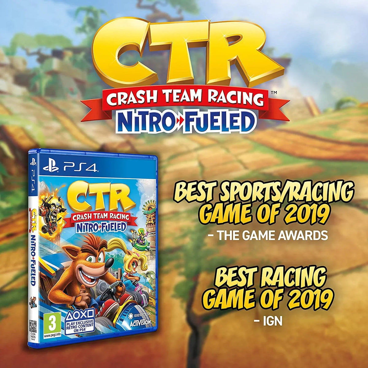 (PS4) Team Nitro-Fueled Racing Crash
