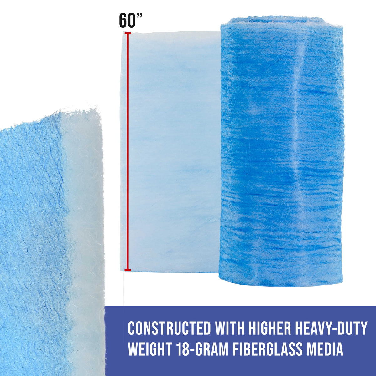 Paint Elite Refinish Roll, Premium Arrestor Paint Filter Paint Captures Traps - Spray Gram Auto 18 Overspray - Heavy-Duty x 200' Particles 60" Booths Booth Fiberglass in Autobody Exhaust Master