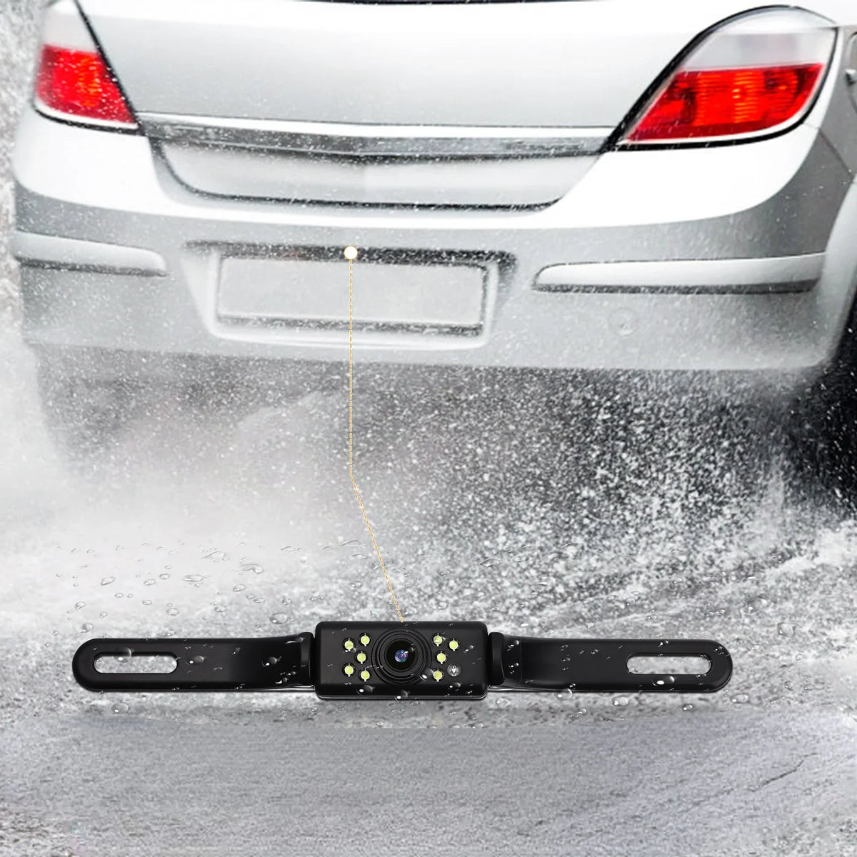 Camera System Car View Reverse Parking Cam Driving Night 4.3" Backup Camera Camera Mirror Rear Vision Vehicles Cheefull