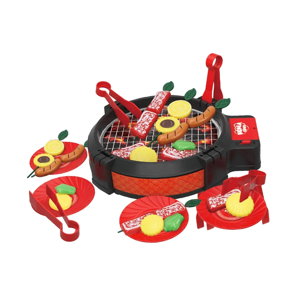 Kitchen Boys 27 Playset Toy Grill Kids for Barbecue Pieces shamjina Cooking Girls