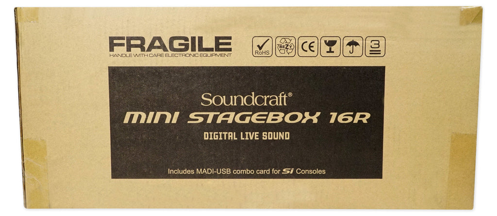 Wireless Headphones Soundcraft 16x8+(4) 16R Stagebox MSB16R Mini Mics+Samson
