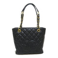 Pre-Owned ChainShoulder Caviar Bag Matelasse (Grained Calf) Black (Fair) Skin